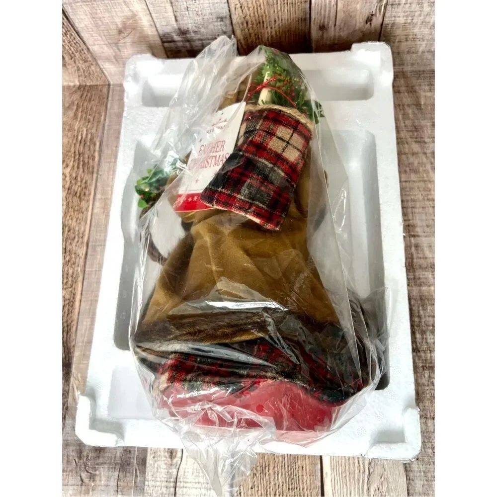 NIB Hallmark Keepsake Father Christmas Santa Table Decor Figurine Joanne Eschric